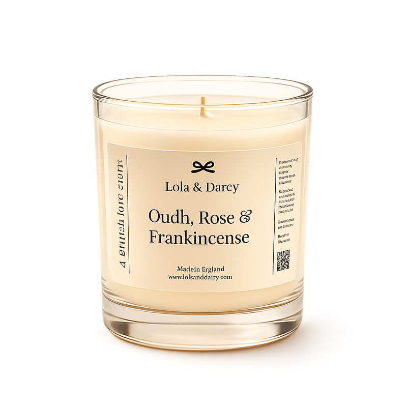 Oudh, Rose & Frankincense - Soy Candle
