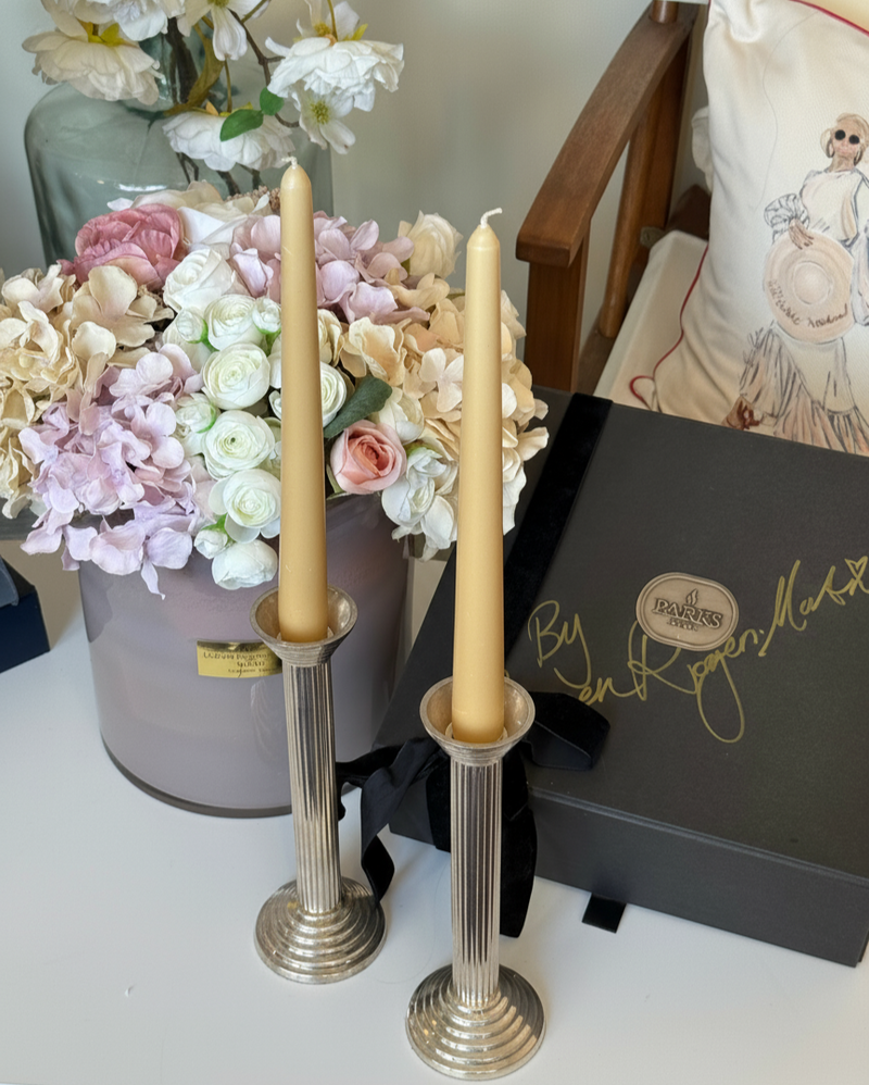 Parks London × LRM Silver Plated Candle Sticks (Pair)