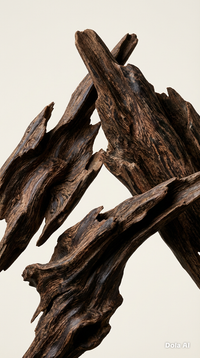 LRM Studio candle ingredients detail – oud, rose and frankincense naturals