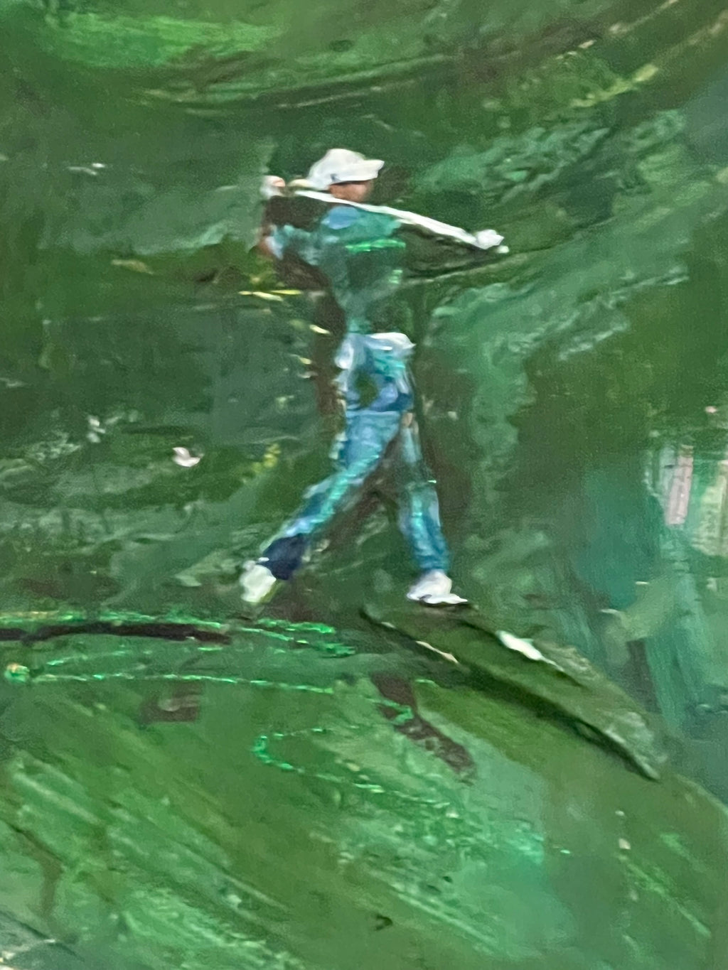 Whitstable & Seasalter Golf Club: Girls Play Golf Too – Original Painting on Canvas