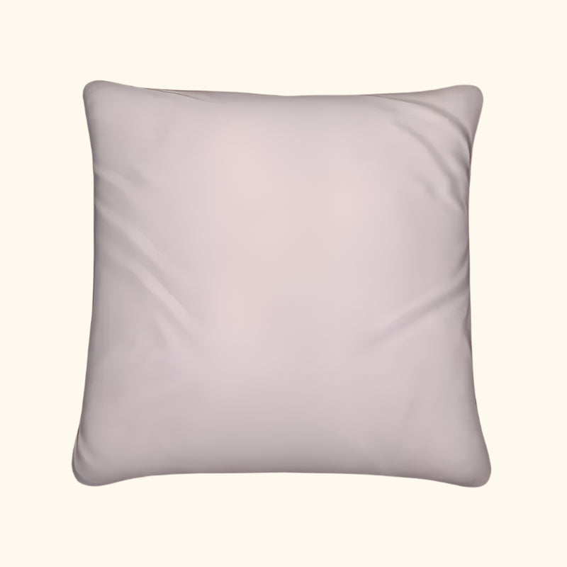 pink pillow on a black background