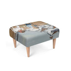 ‘Friendship in Whitstable’ Luxury Footstool