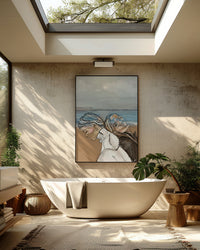 Inner Voice at the Beach print – Lauren Rogers-Martin Whitstable art
