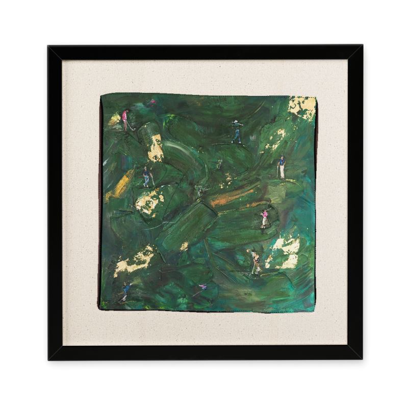 Framed Silk Scarf