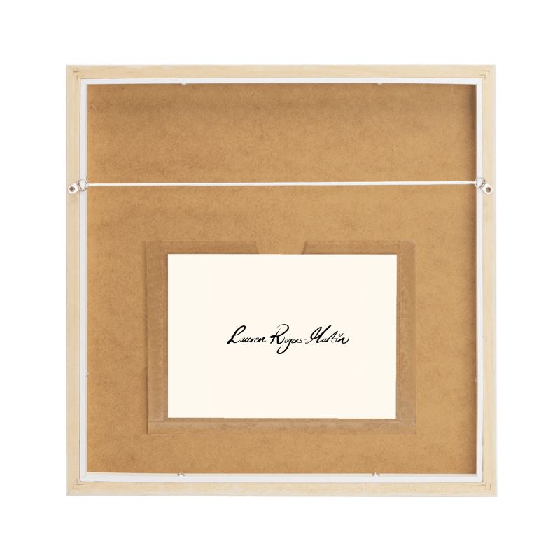 Framed silk scarf by LRM Studio – detail view