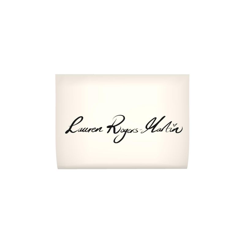 Lady Golfer silk cushion by LRM Studio – back view