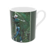 Bone china mug by The LRM Studio – front view, fine art design