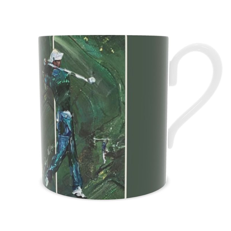 Bone china mug by LRM Studio – side view