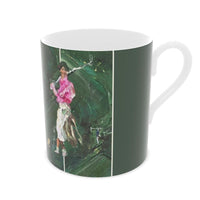 Lady Whitstable bone china mug by The LRM Studio – front view