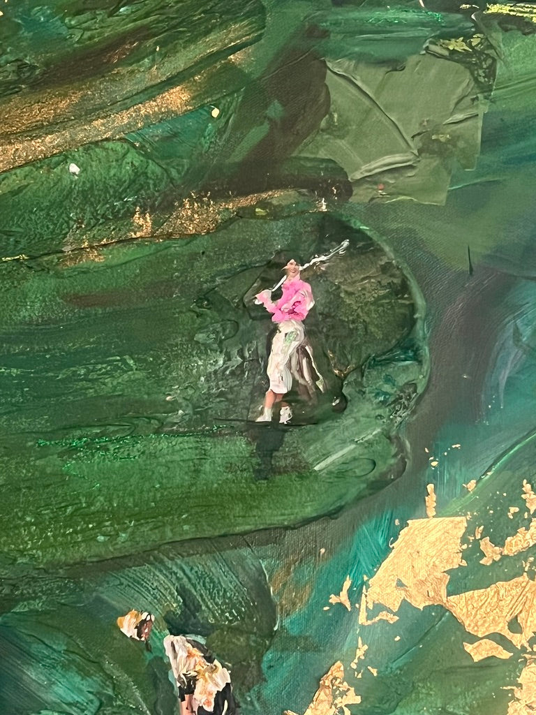 Whitstable & Seasalter Golf Club: Girls Play Golf Too – Original Painting on Canvas