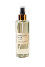 Bottle of 'Whitstable Love' on a white background