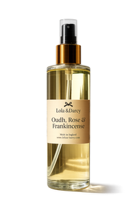 Oudh, Rose & Frankincense room spray by The LRM Studio – luxury home fragrance