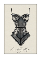 Black Lingerie -Poster Print