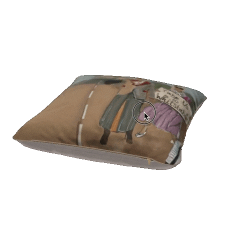 'Take Us To Whitstable' Luxury Cushion