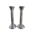 Parks London × LRM Silver Plated Candle Sticks (Pair)