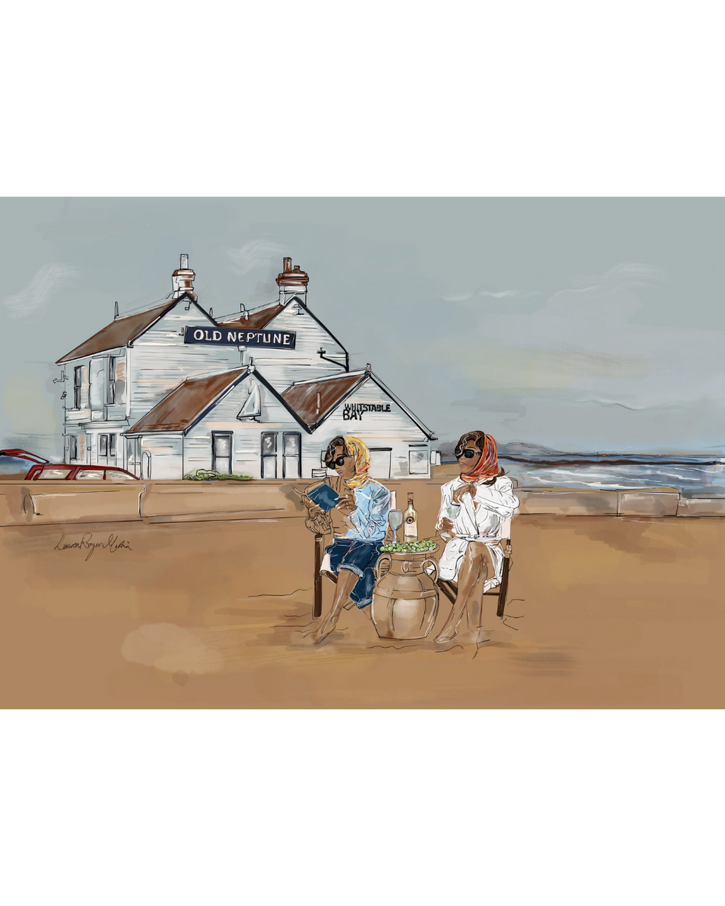 Friendship in Whitstable - Fine Art Print