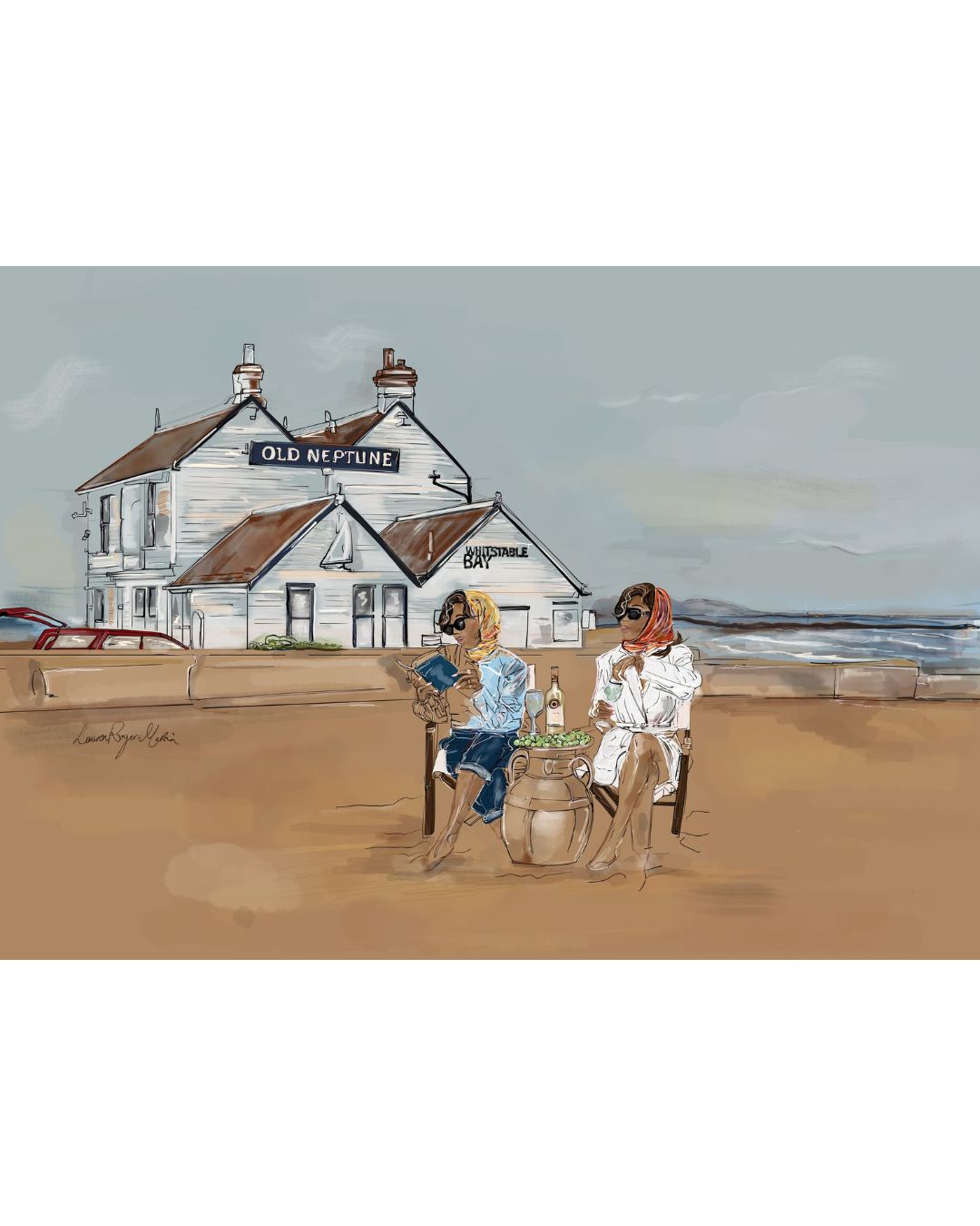 Friendship in Whitstable - Fine Art Print