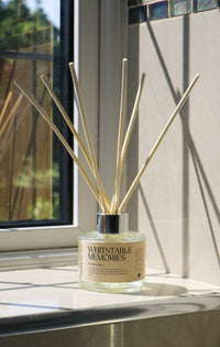 Whitstable Memories reed diffuser in a home setting – The LRM Studio