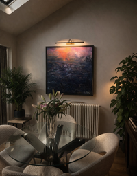 Ain't No Mountain High Enough by LRM Studio – moody deep blue abstract landscape, Table Mountain inspired
