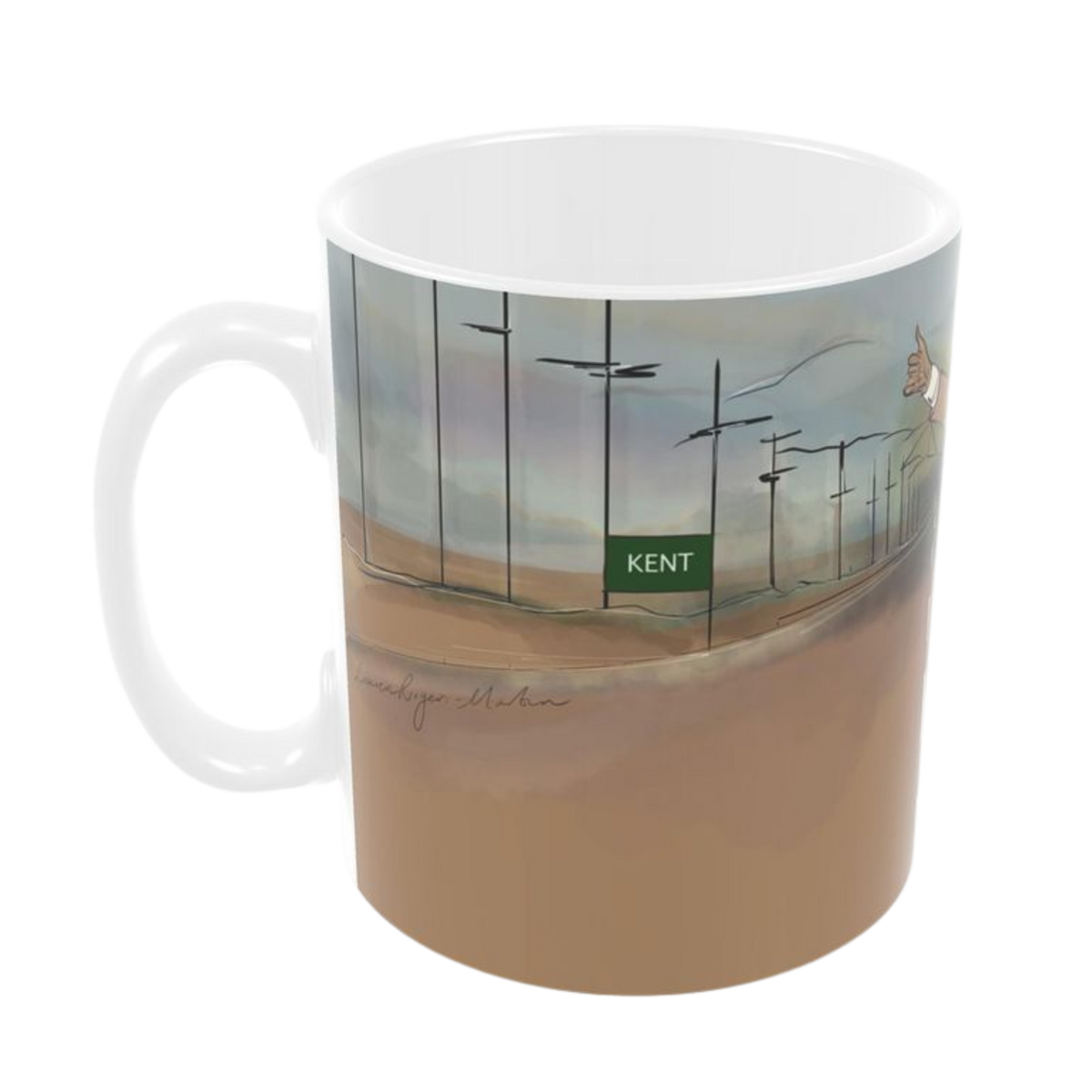 Take Us To Whitstable ceramic mug back – Lauren Rogers-Martin