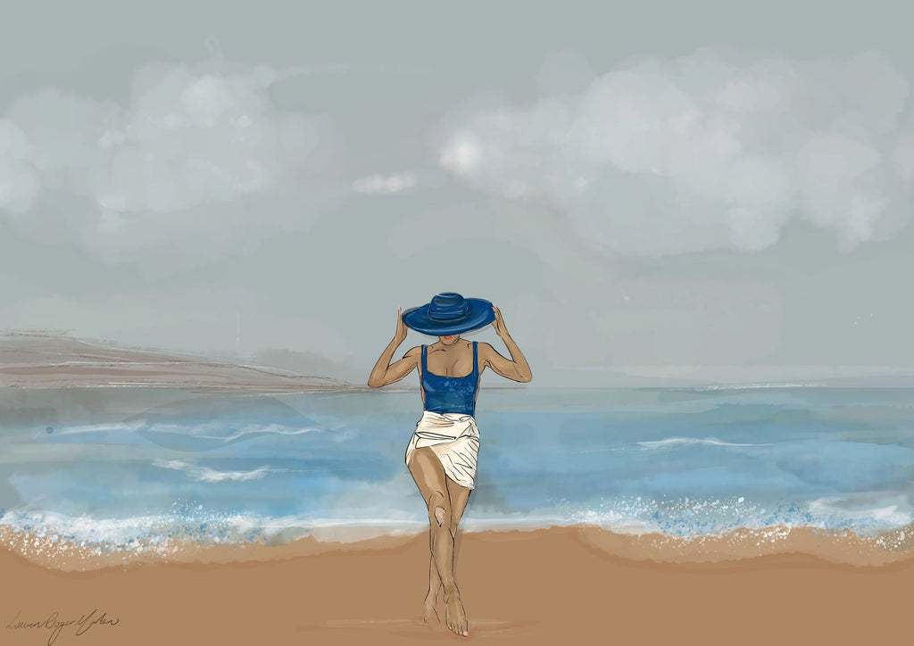 Just Me On Whitstable Beach - Fine Art Print- Fine Art Print