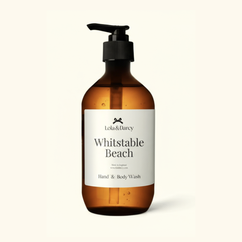 Whitstable Beach Hand Wash in brown bottle