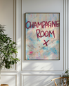 Champagne Room original painting by Lauren Rogers-Martin – vibrant figurative oil on canvas