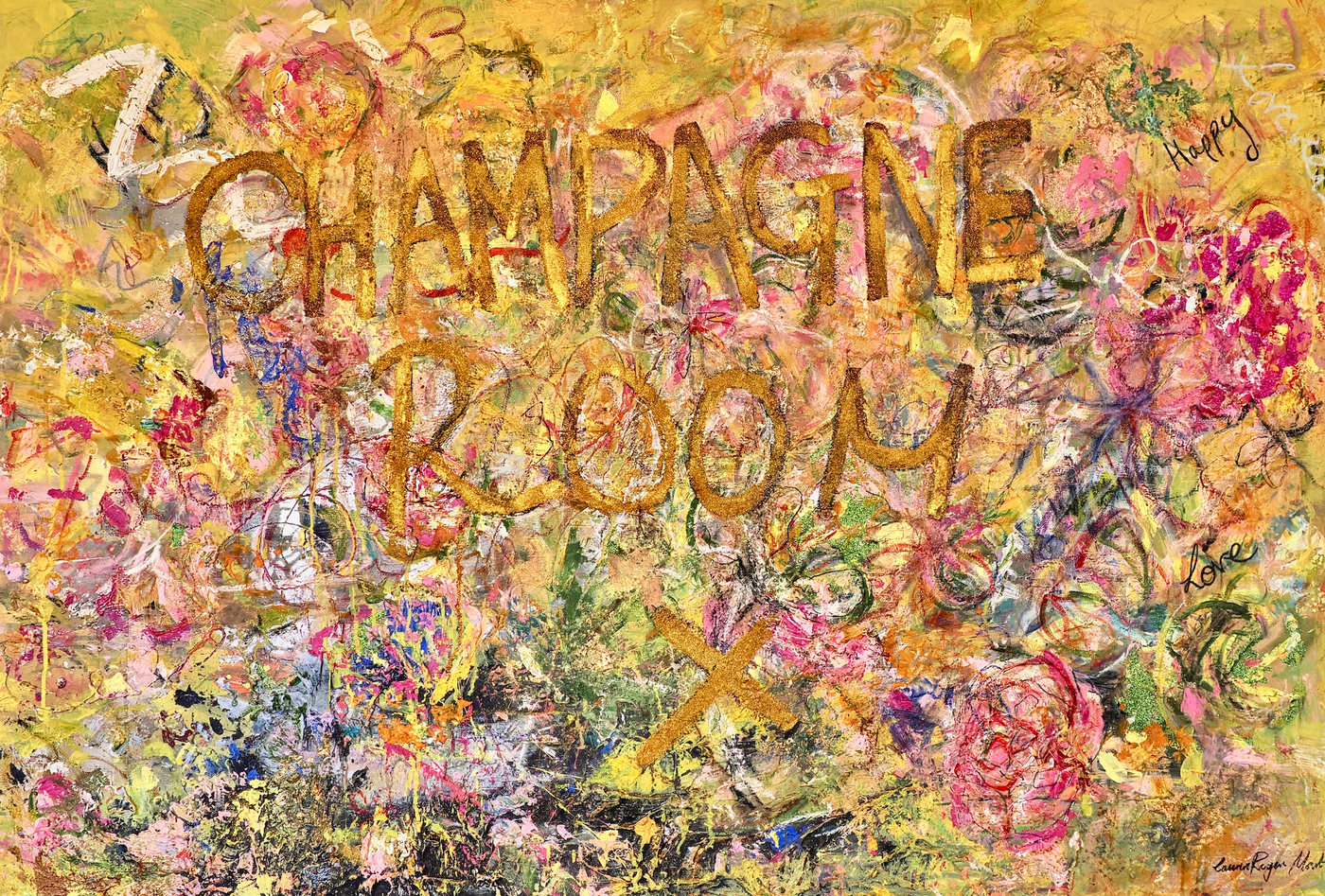 Champagne Room V4 by LRM Studio – signed original painting on canvas