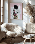 Floral Reverie – Feminine Elegance Art Print