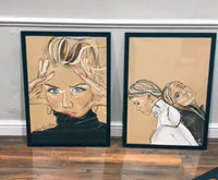 Focused Intent fine art print in styled interior – LRM Studio