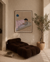 I Love Me print in styled interior – The LRM Studio empowering art
