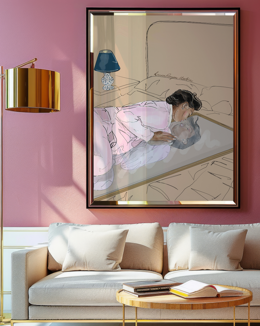 I Love Me art print unframed – The LRM Studio Whitstable