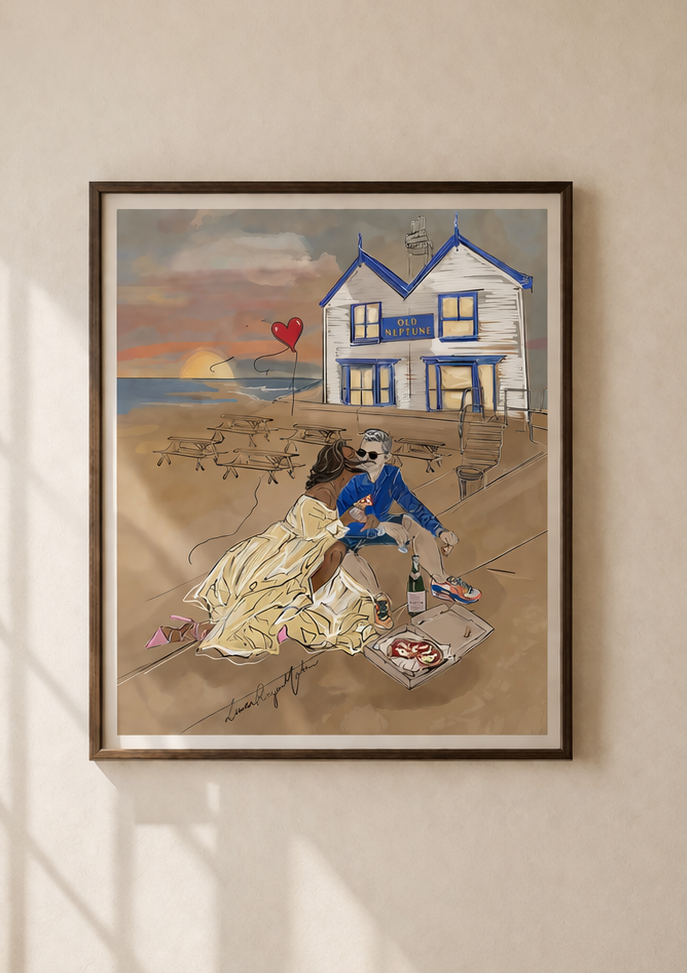 Martin & Lauren (Yellow Dress) - Fine Art Print