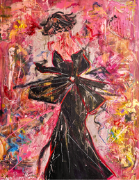 Opulent Glow painting by LRM Studio – signed original canvas artwork