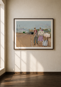 Take Us To Whitstable fine art print framed – LRM Studio Whitstable art