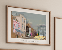 Whitstable High Street poster print on white – LRM Studio