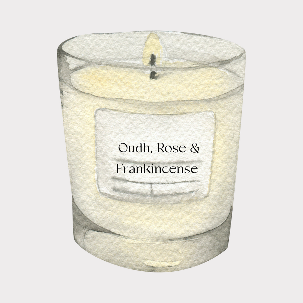Oudh, Rose & Frankincense Soy Candle