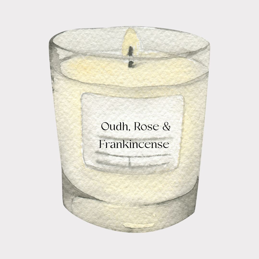 Oudh, Rose & Frankincense Soy Candle